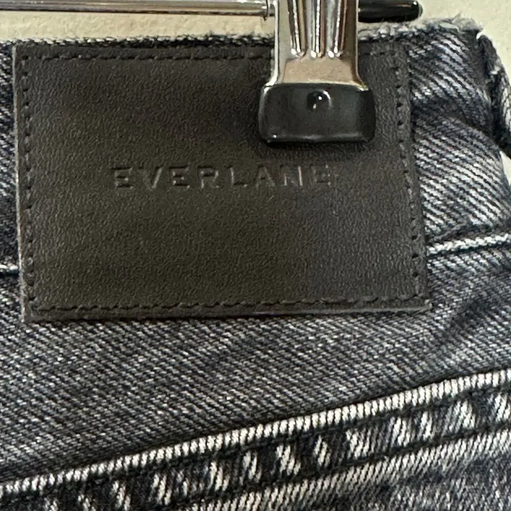 Everlane The Curvy ’90s Cheeky Straight Jean Washed Black Women's 27R NWT - Picture 10 of 13